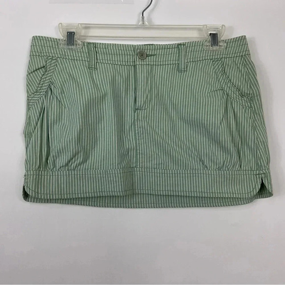 Hollister Y2K Striped Low Rise Mini Skirt Size 5 - Picture 1 of 6